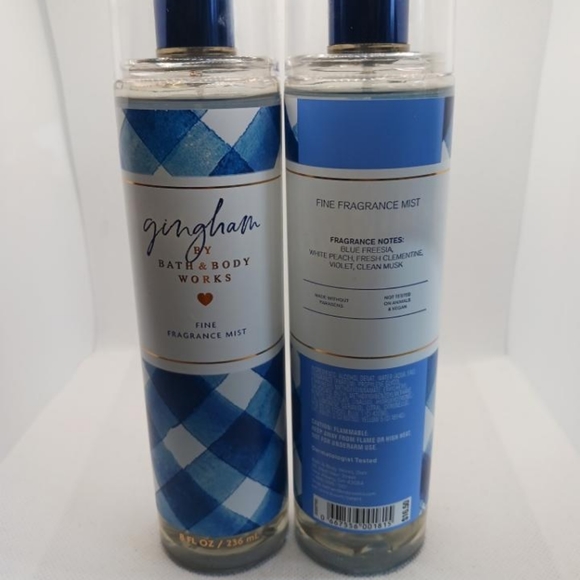 Gingham by Bath and Body Works, 2 -8 fl.oz. Fine Fragrance Mists - Picture 2 of 2